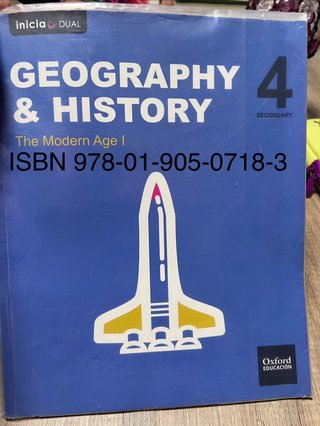 Geography & History, 4 Secondary The Modern Age