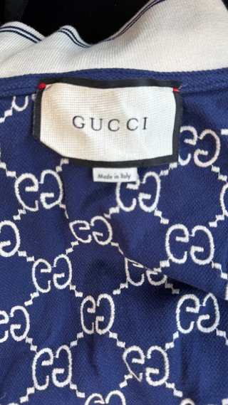 Camiseta Polo Gucci Azul