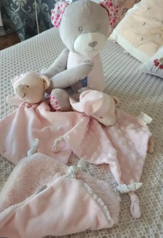 Peluches y Doudous Bebé Rosa
