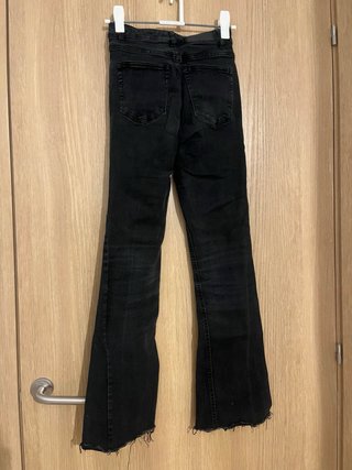 Pantalones campana negros
