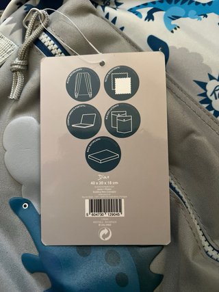 Mochila Infantil Dinossauros b'log Nova sem uso.