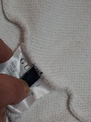 Felpa Gucci cotone bianca tg L