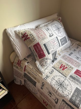 2 Colchas  para cama individual de 90