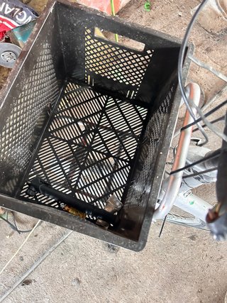 Bicicleta urbana con cesta delantera