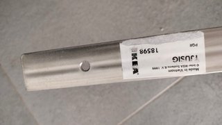 Perchero Tjusig Ikea Blanco Metal Madera