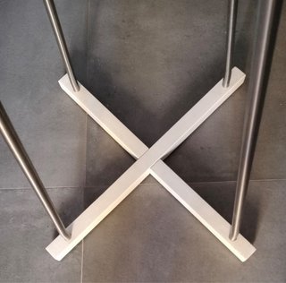 Perchero Tjusig Ikea Blanco Metal Madera