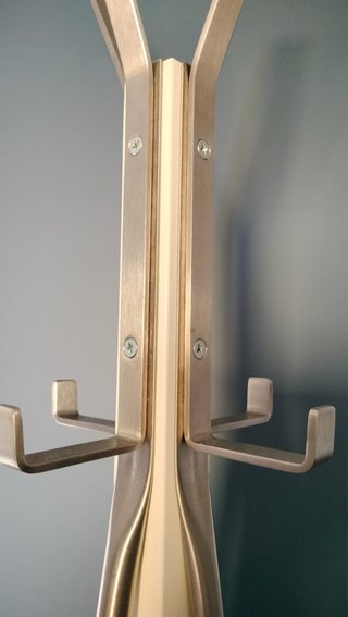 Perchero Tjusig Ikea Blanco Metal Madera