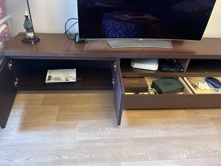 Mueble TV y 2 Estanterías Wengué