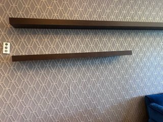 Mueble TV y 2 Estanterías Wengué