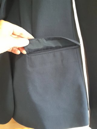 Chaqueta americana Kiabi azul marino