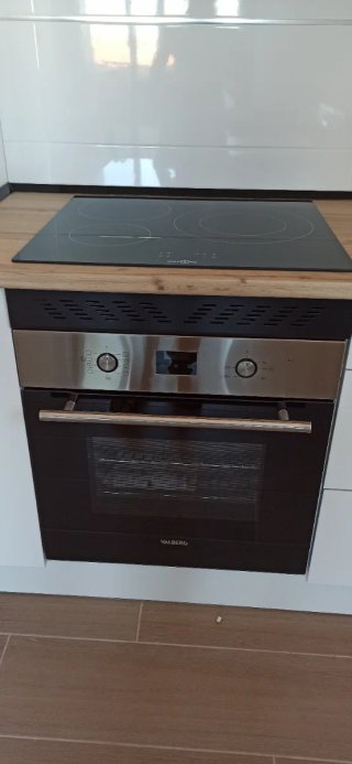 Horno Eléctrico Integrado y placa de inducción.