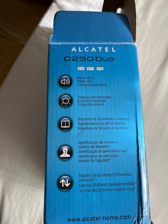 Teléfono Alcatel C250 Duo