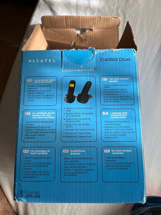 Teléfono Alcatel C250 Duo