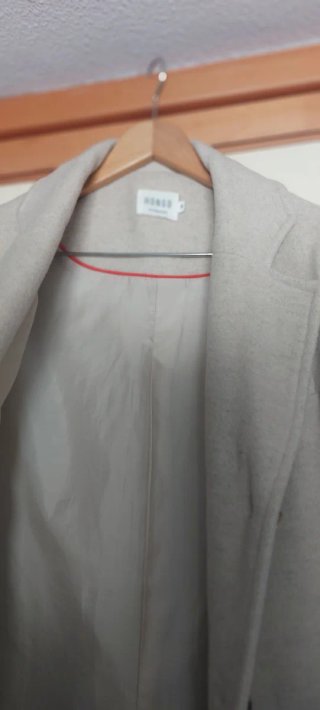 Abrigo beige mujer
