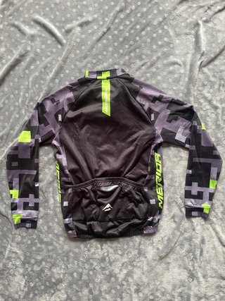 Chaqueta Merida Ciclismo Pixel Verde Negra