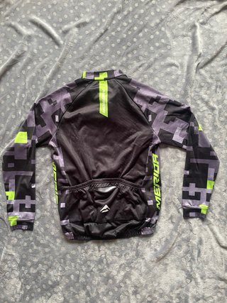 Chaqueta Merida Ciclismo Pixel Verde Negra