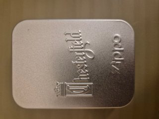 Mechero Zippo Antique Silver Plate Chesterfield