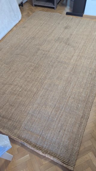 Alfombra Yute Natural Beige y Marrón