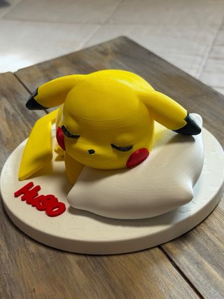 Figura Pikachu Durmiendo Personalizada