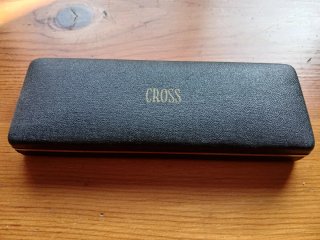 Juego bolígrafos Cross dorado años 80
