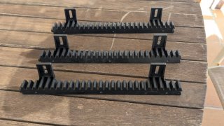 4 Cremalleras Nylon para puerta corredera
