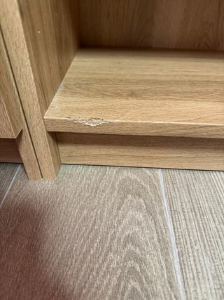 Librería BILLY IKEA efecto roble