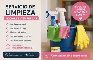 Limpieza doméstica de confianza.