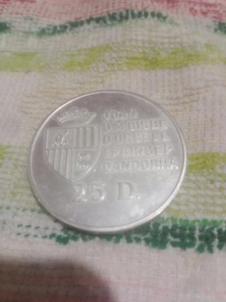 Tres monedas Principado de Andorra