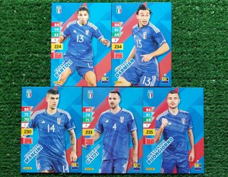 5 carte Adrenalyn XL Panini Esselunga Italia