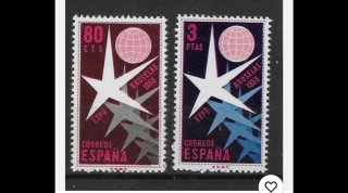 Sellos España Expo Bruselas 1958