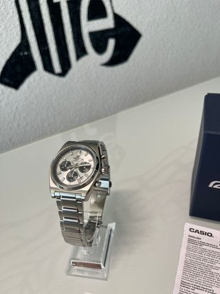Reloj Casio Edifice Saphire Cronógrafo Plata