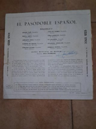 Vinilo LP El Pasodoble Español