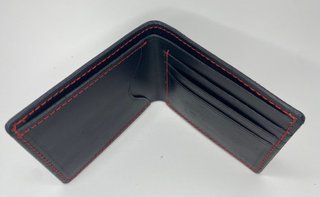 Cartera de cuero artesanal hecha a mano