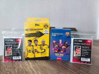 Team Set Topps Dortmund y Caja Daka FC Barcelona
