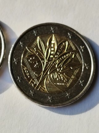 2 Monedas 2 Euros Francia 2024