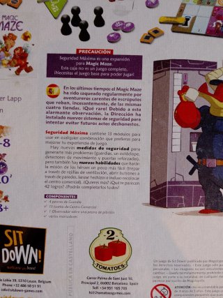 Magic Maze: Seguridad Máxima Expansión