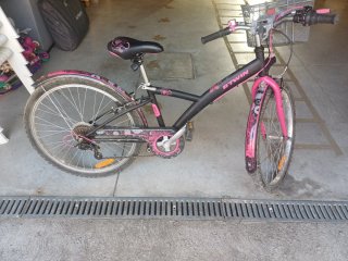 Bicicleta niña Btwin rosa