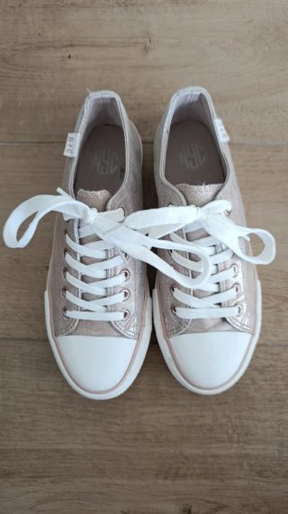 Zapatillas Merkal NYC Rosa/Plata Talla 39