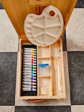 Maletín de Pintura con Caballete