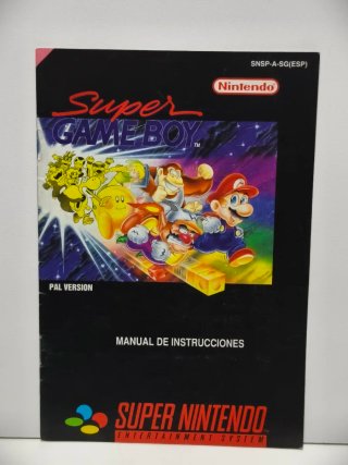 Super Game Boy SNES Manual Español