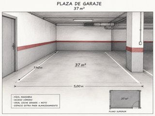 Alquiler plaza de garaje en alcudia de crespins