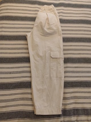 Pantalón ancho niña blanco Talla 10