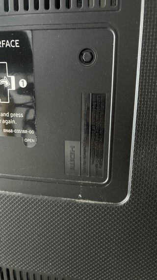 Televisión Samsung 55 Negra