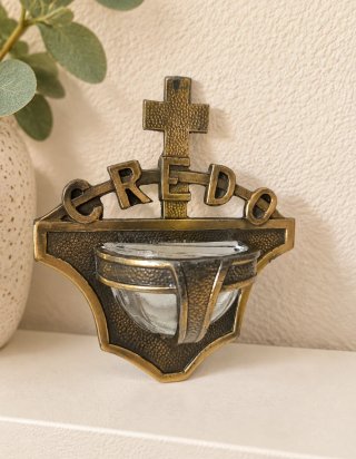 Pila Agua Bendita Vintage CREDO