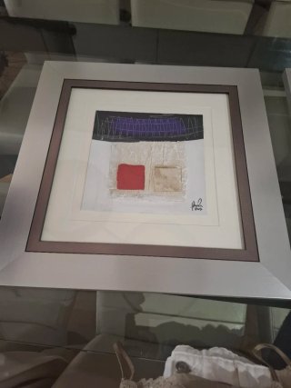 Conjunto de 2 cuadros abstractos
