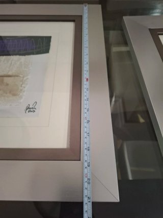 Conjunto de 2 cuadros abstractos