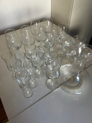 Decanter e Bicchieri in vetro