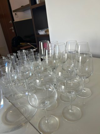 Decanter e Bicchieri in vetro