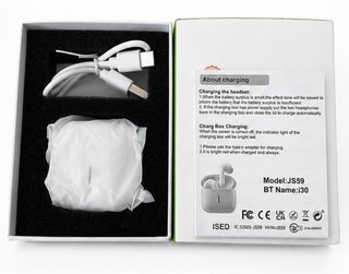 Auriculares inalámbricos HiFi blancos