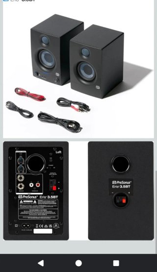 Altavoces PreSonus Eris 3.5BT Negros